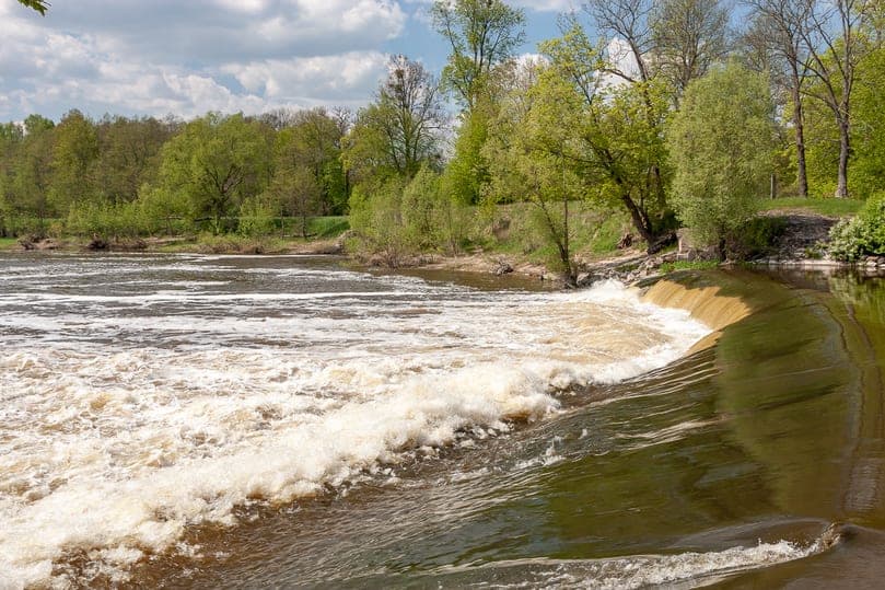 Водопад на р. Лава
